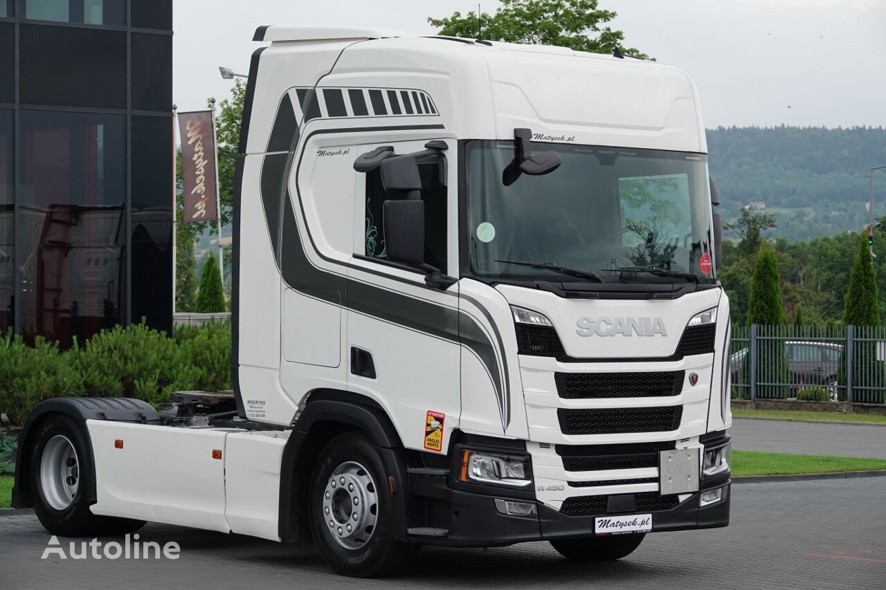 트랙터 트럭 Scania R 450 / RETARDER / CAŁA NA PODUSZKACH / HYDRAULIKA do wywrotu +