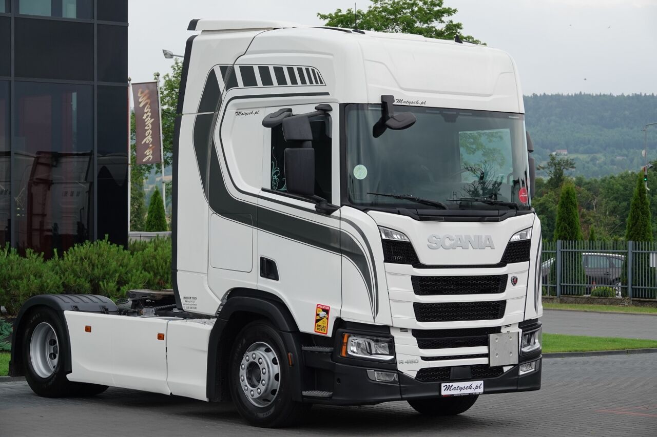 τράκτορας Scania R 450 / RETARDER / CAŁA NA PODUSZKACH / HYDRAULIKA do wywrotu +