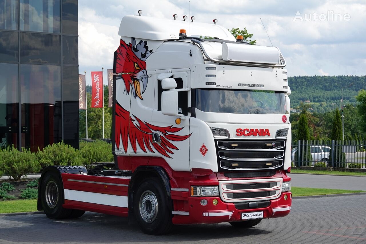 تریلی Scania R 450 / RETARDER / HYDRAULIKA / MAŁY PRZEBIEG / OPONY 100 % / NA