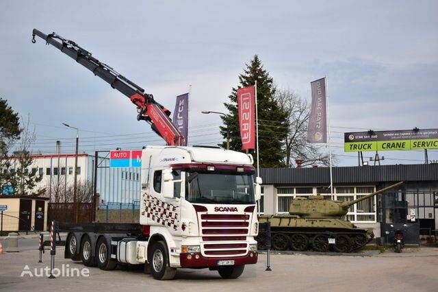 Scania R 480 8x4 FASSI 455 EURO 5 KRAN CRAN çekici