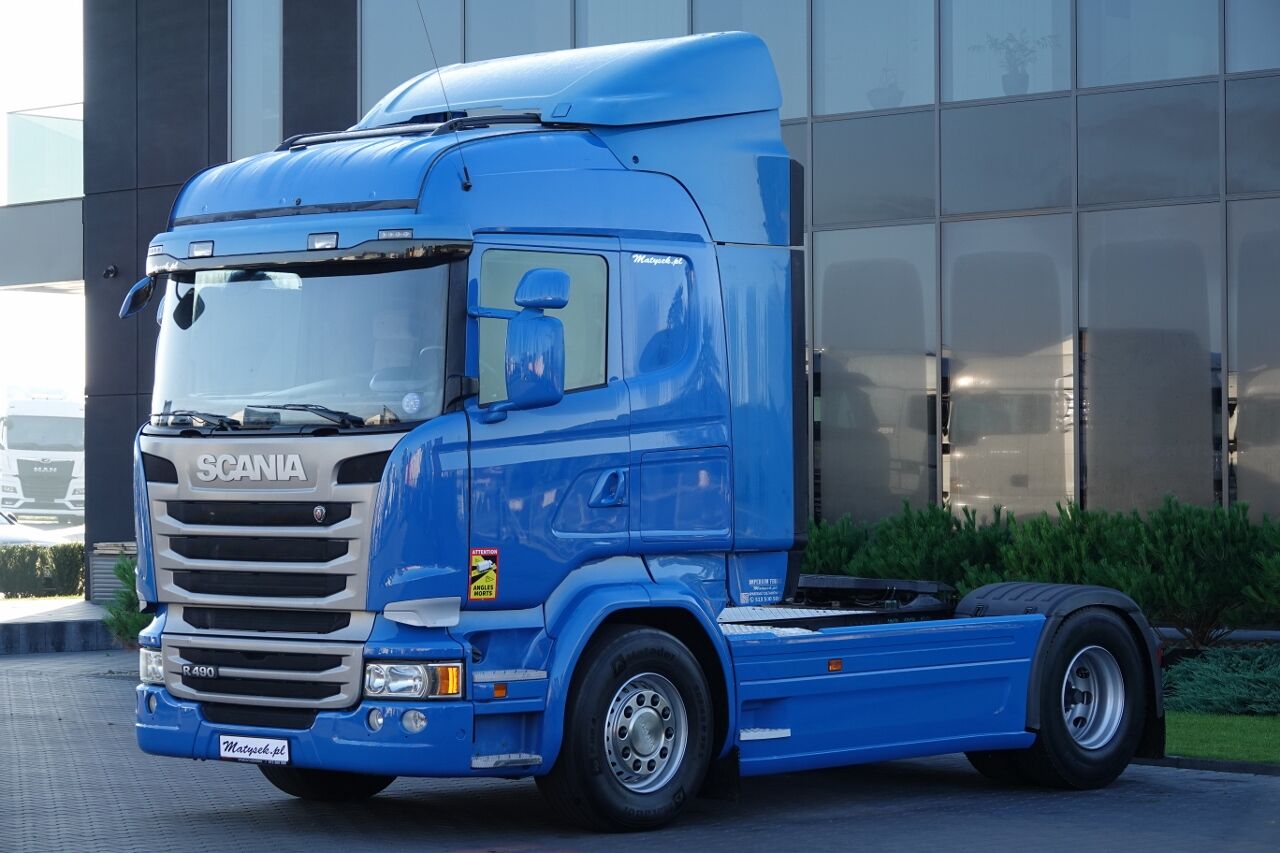 السيارات القاطرة Scania R 490 / RETARDER / PO KONTRAKCIE SERWISOWYM / SPROWADZONA / EURO