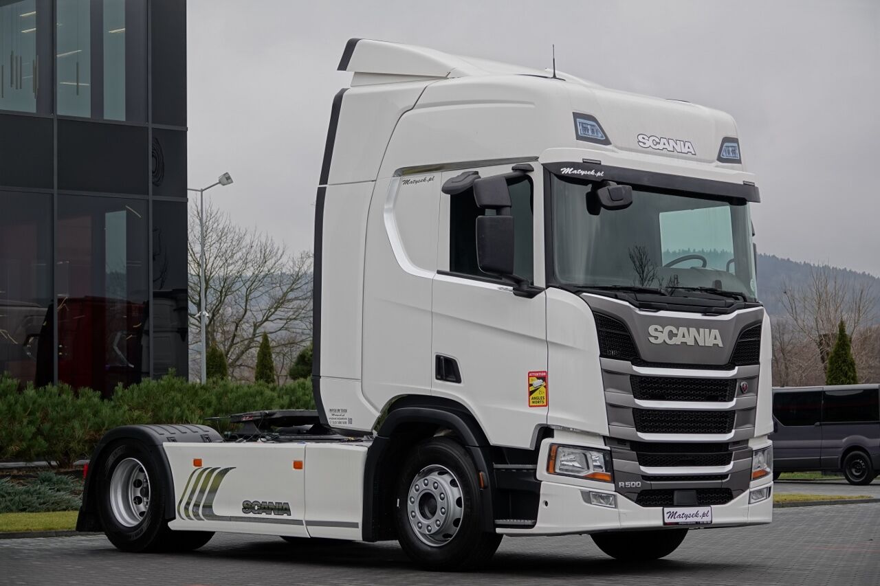 تریلی Scania R 500 / RETARDER / I-PARK COOL/ NOWE OPONY / 12.2020 ROK / PO ZŁ