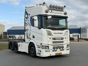 тягач Scania R 580 FULL AIR, LEATHER, RETARDER, NL TRUCK