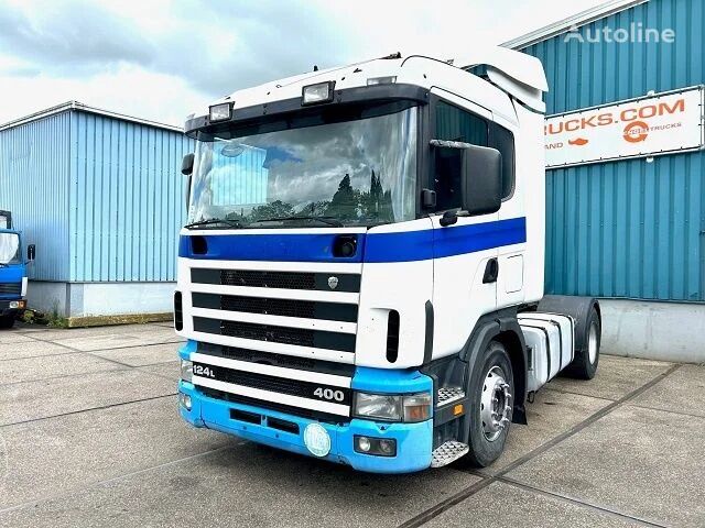 тягач Scania R124-400 L 4x2 SLEEPERCAB ADR/VLG (2 FUEL LINES!!) (EURO 2 / 12