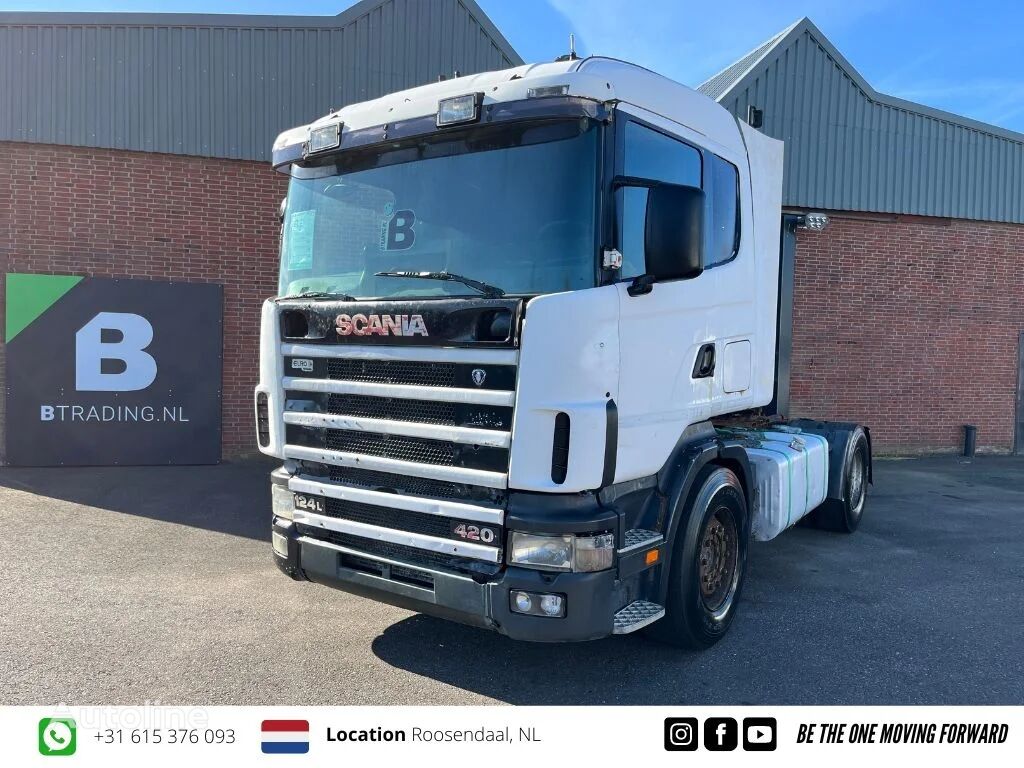 ciągnik siodłowy Scania R124-420 - Retarder - AC - 40.004