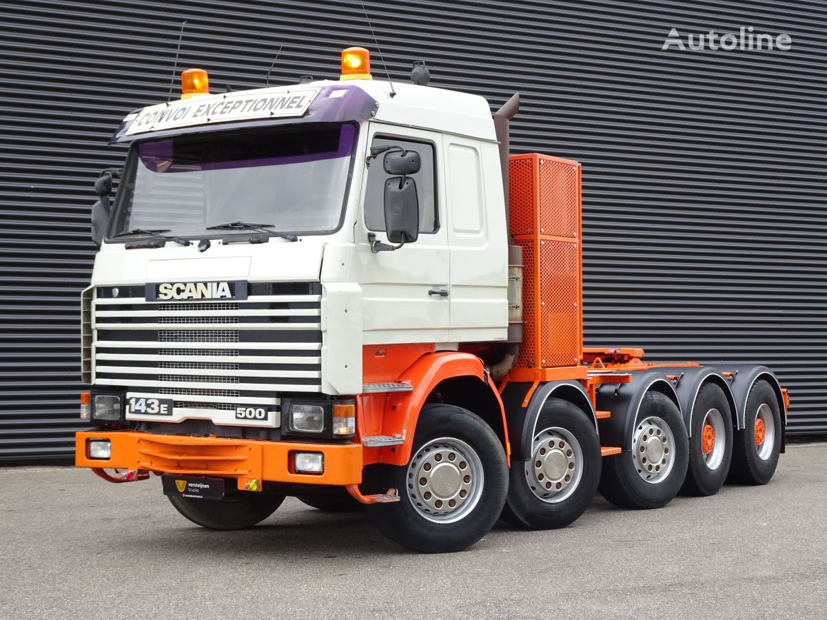 Scania R143E 500 / V8 / MANUAL / 10x4 / WSK - 250.000 KG truck tractor