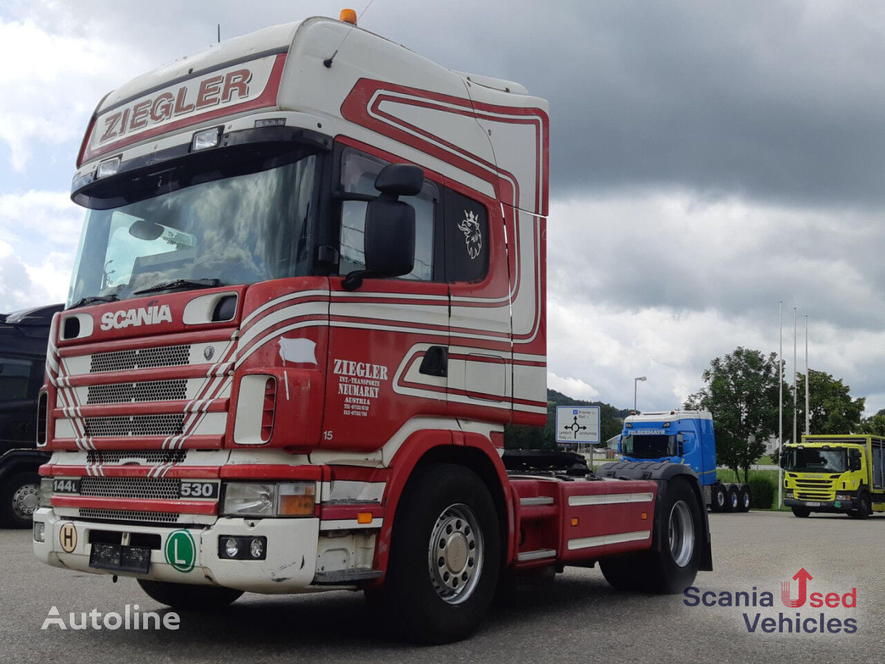 تریلی Scania R144 LA4X2NA 530 V8 !!