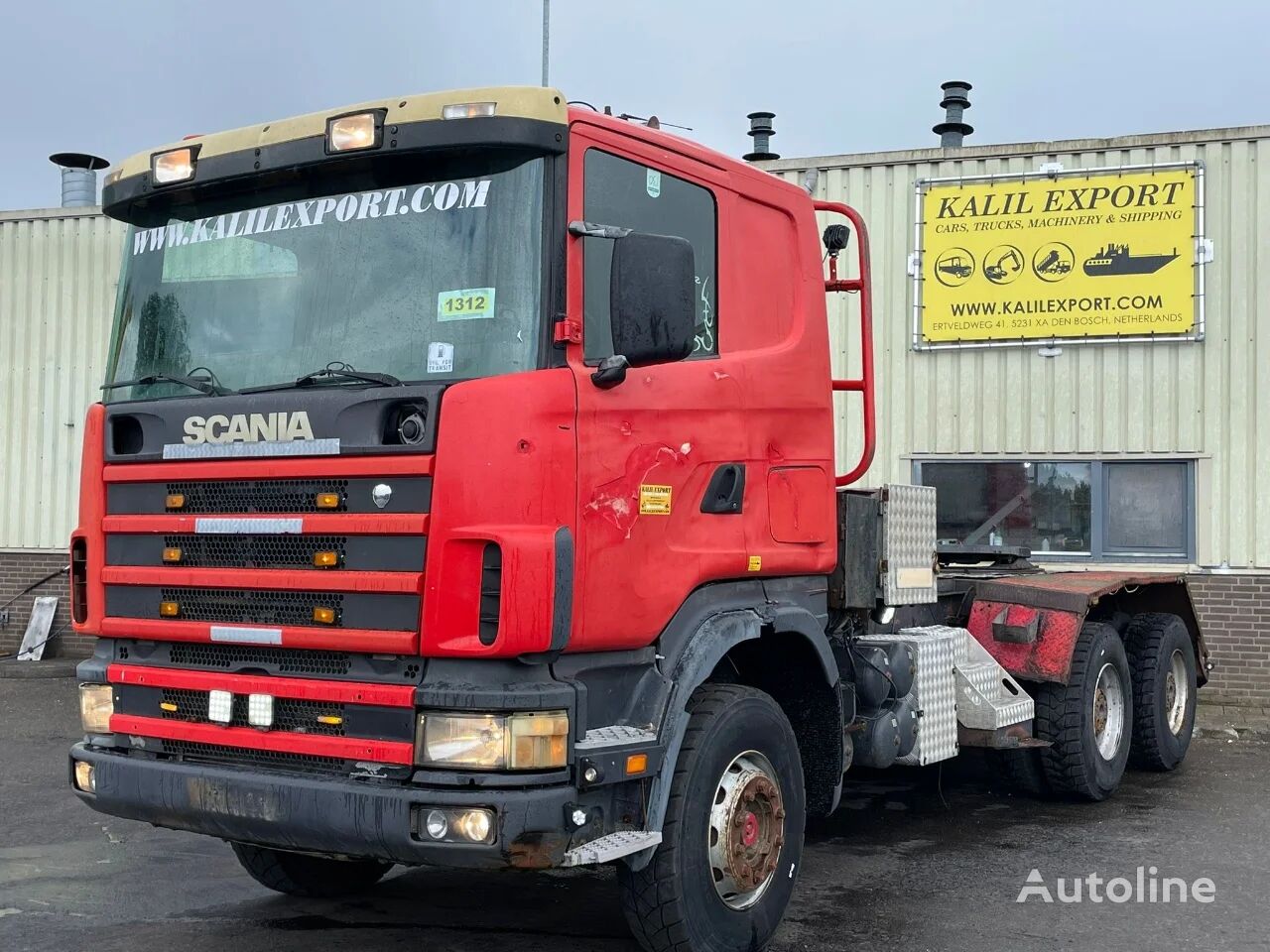 السيارات القاطرة Scania R164-480 V8 Tractor 6x4 Manuel Gearbox Full Steel Suspension Big