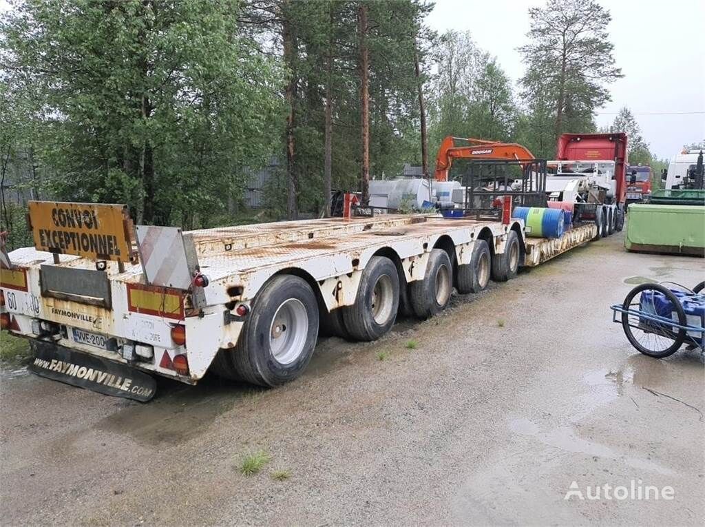 Scania R164 580 truck tractor + low bed semi-trailer