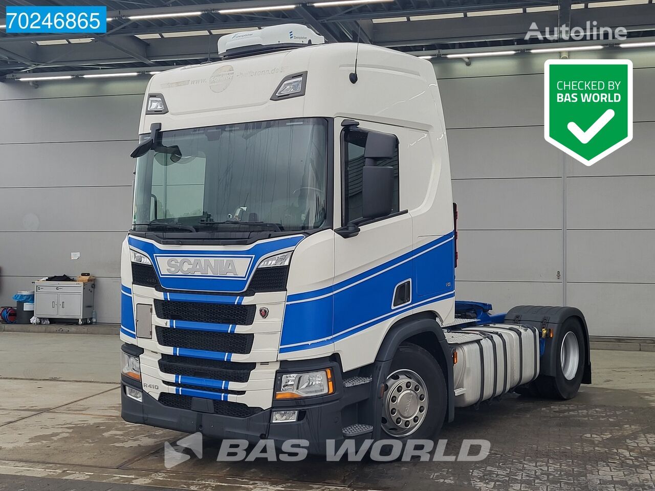 Scania R410 4X2 Compressor Retarder ACC Standklima 2x Tanks nyergesvontató