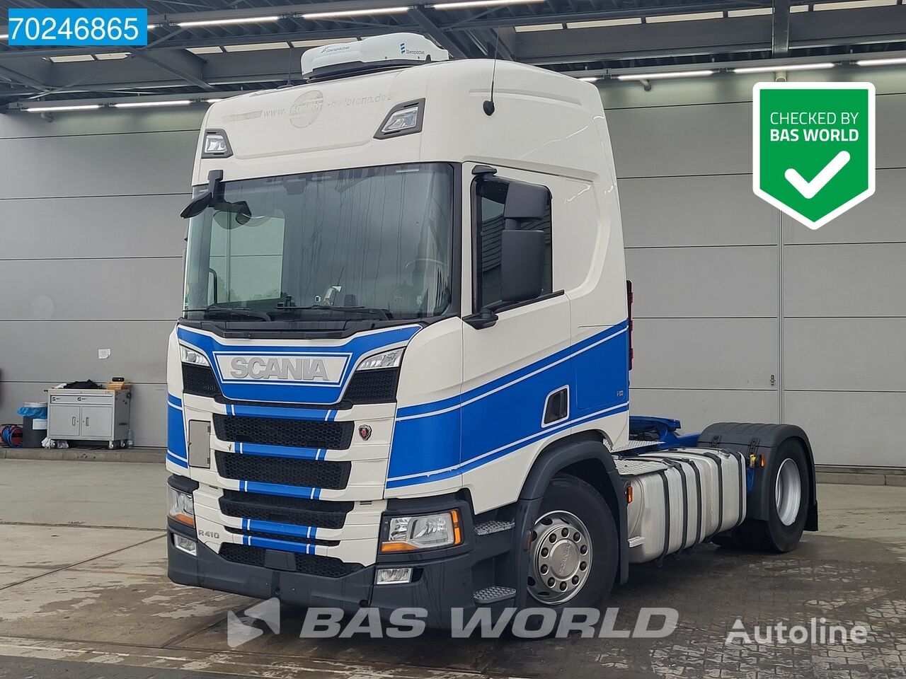 السيارات القاطرة Scania R410 4X2 Compressor Retarder ACC Standklima 2x Tanks