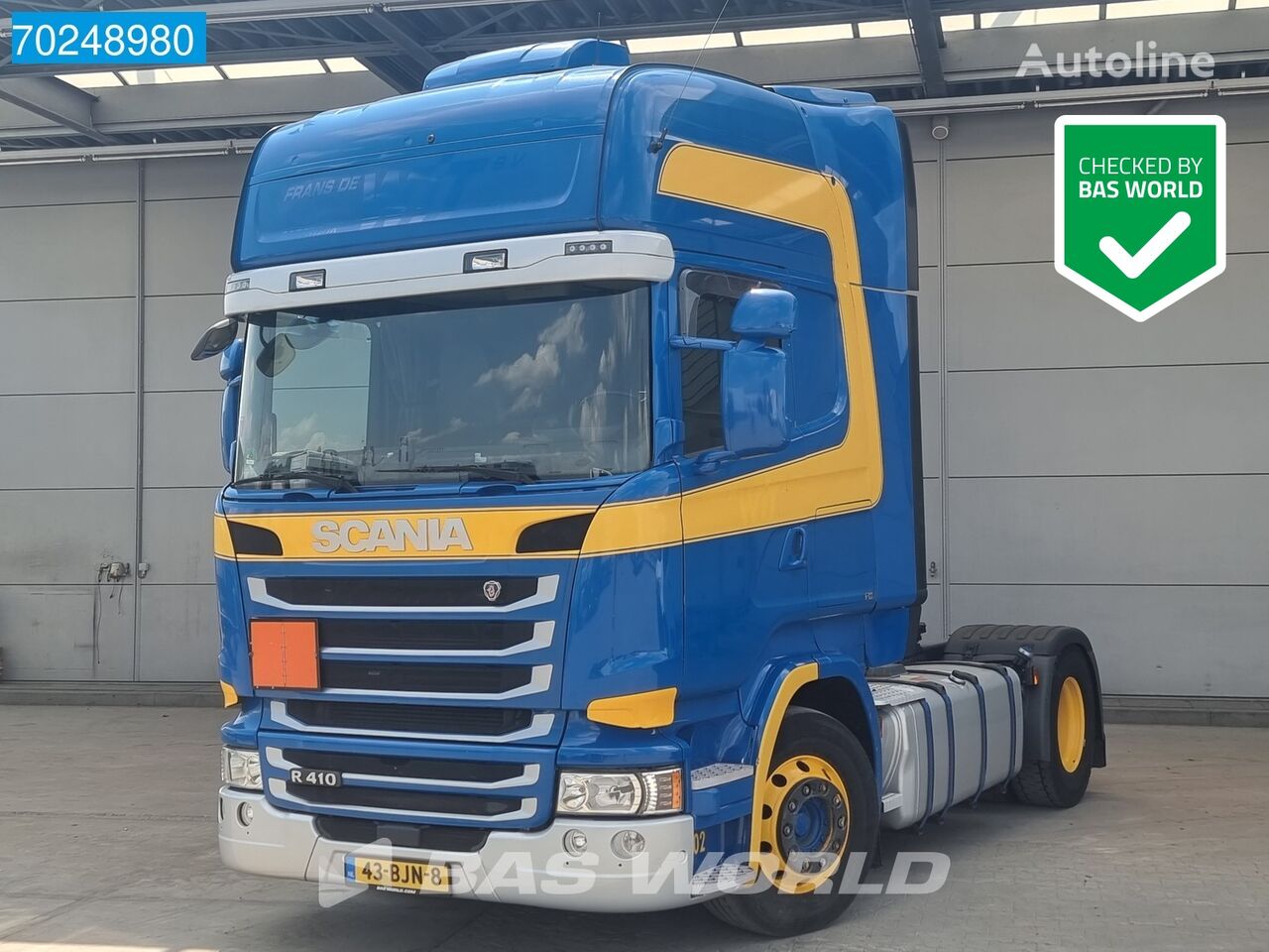 Scania R410 4X2 NL-Truck ADR Topline Retarder ACC Xenon Standklima truck tractor