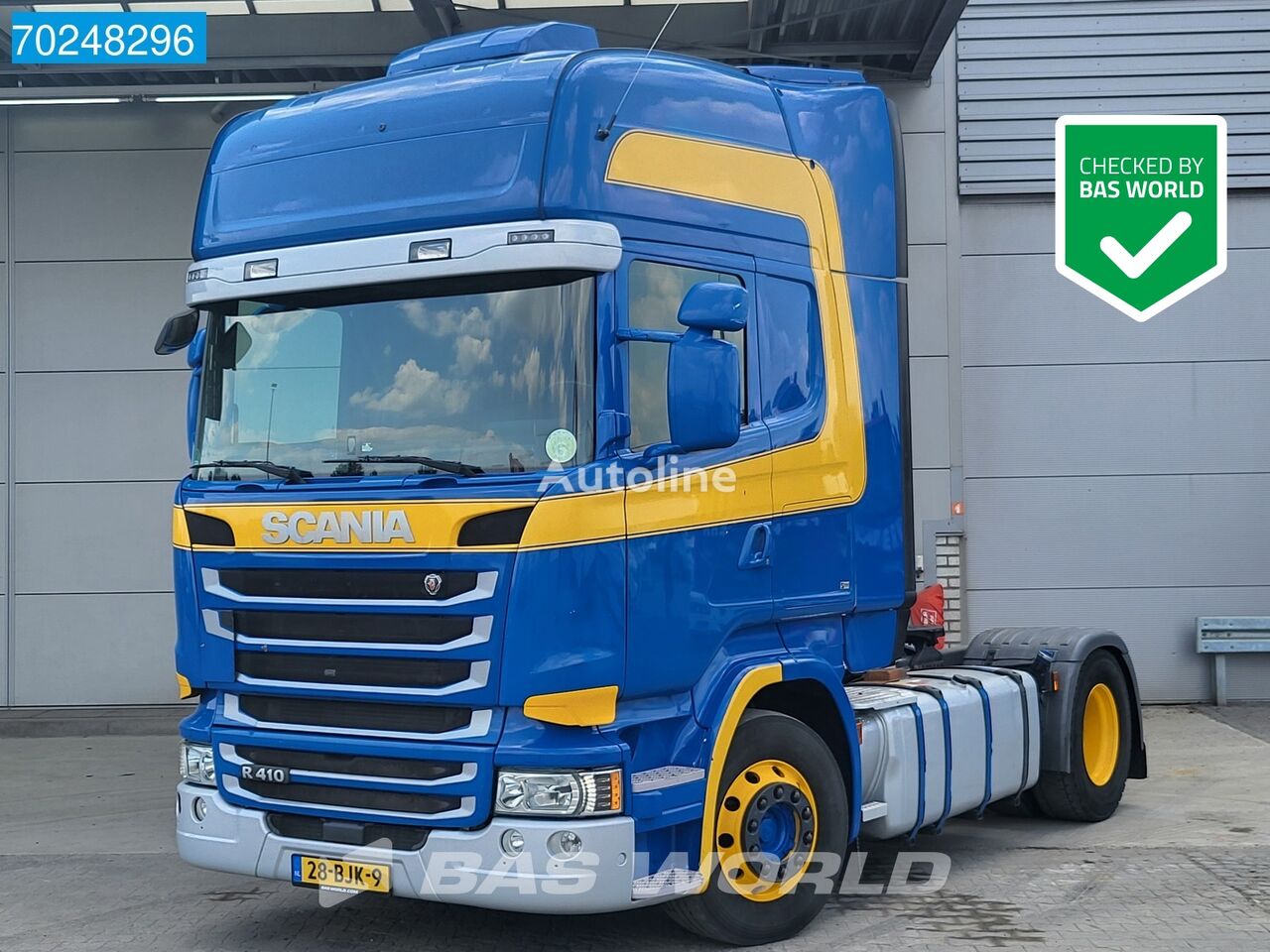 camião tractor Scania R410 4X2 NL-Truck Retarder Topline 2x Tanks ACC Standklima Xenon