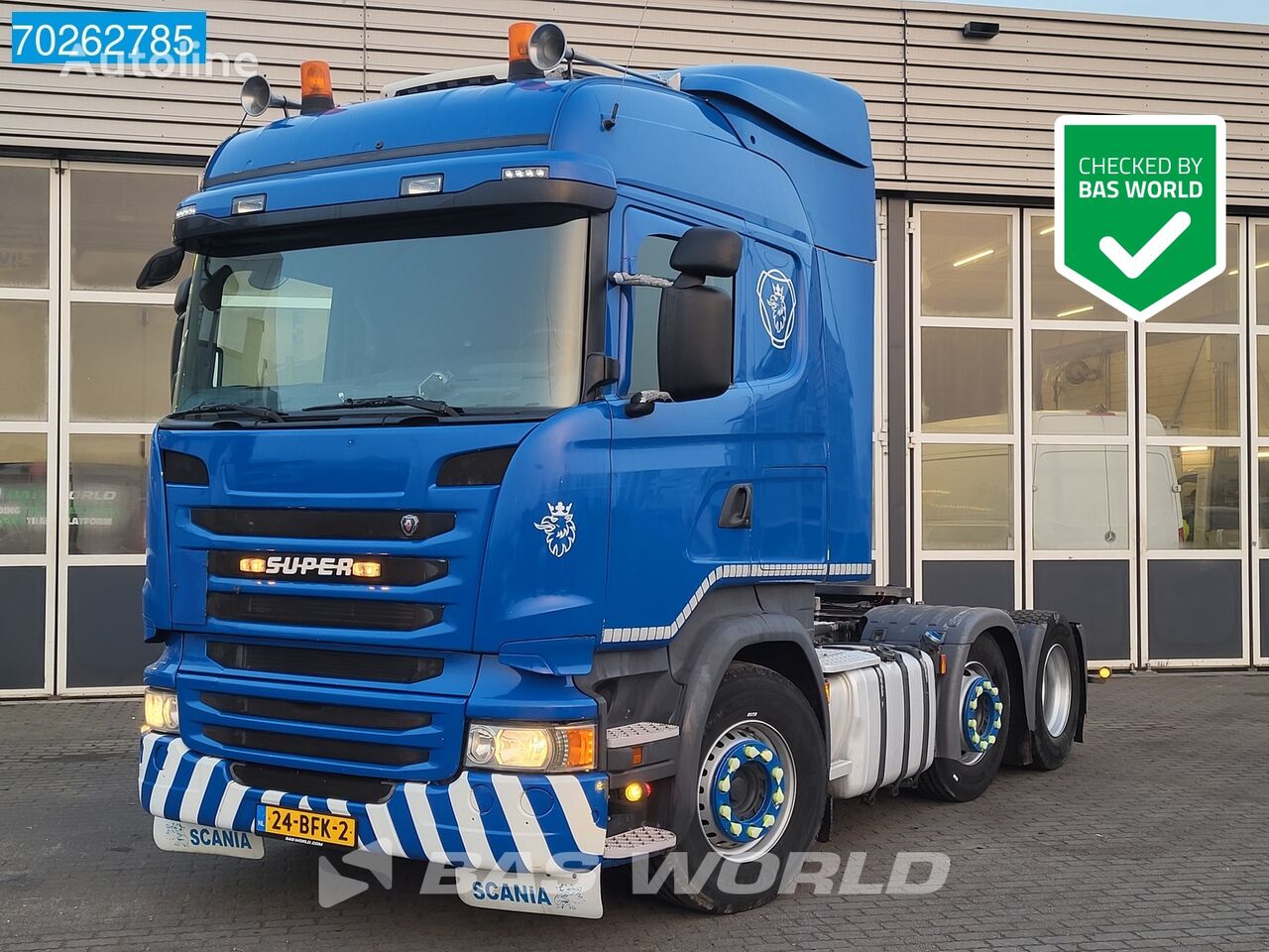 tracteur routier Scania R410 6X2 NL-Truck CR19H Standklima Hydraulik Lift+Lenkachse