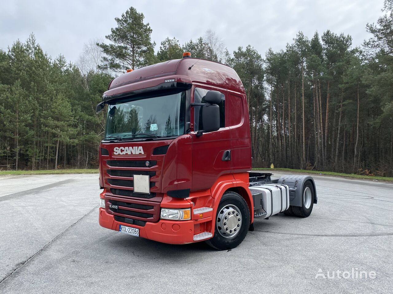 Scania R410 ADR, very light! 580,000km, RETARDER truck tractor