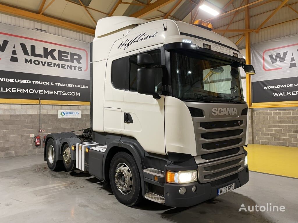 Scania R410 *EURO 6* HIGHLINE 6X2 TRACTOR UNIT – 2015 – KU15 GNO truck tractor