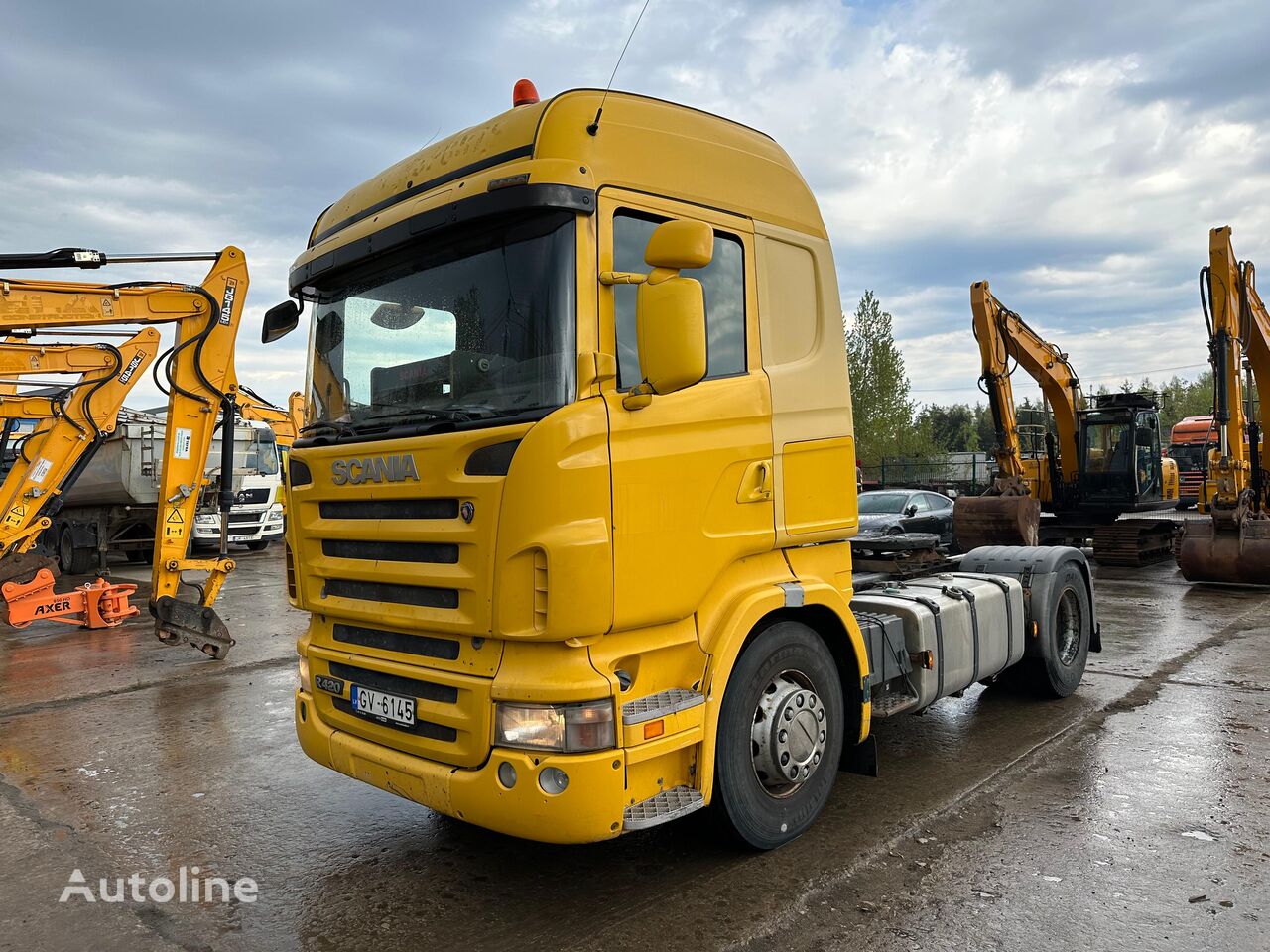 Scania R420 truck tractor