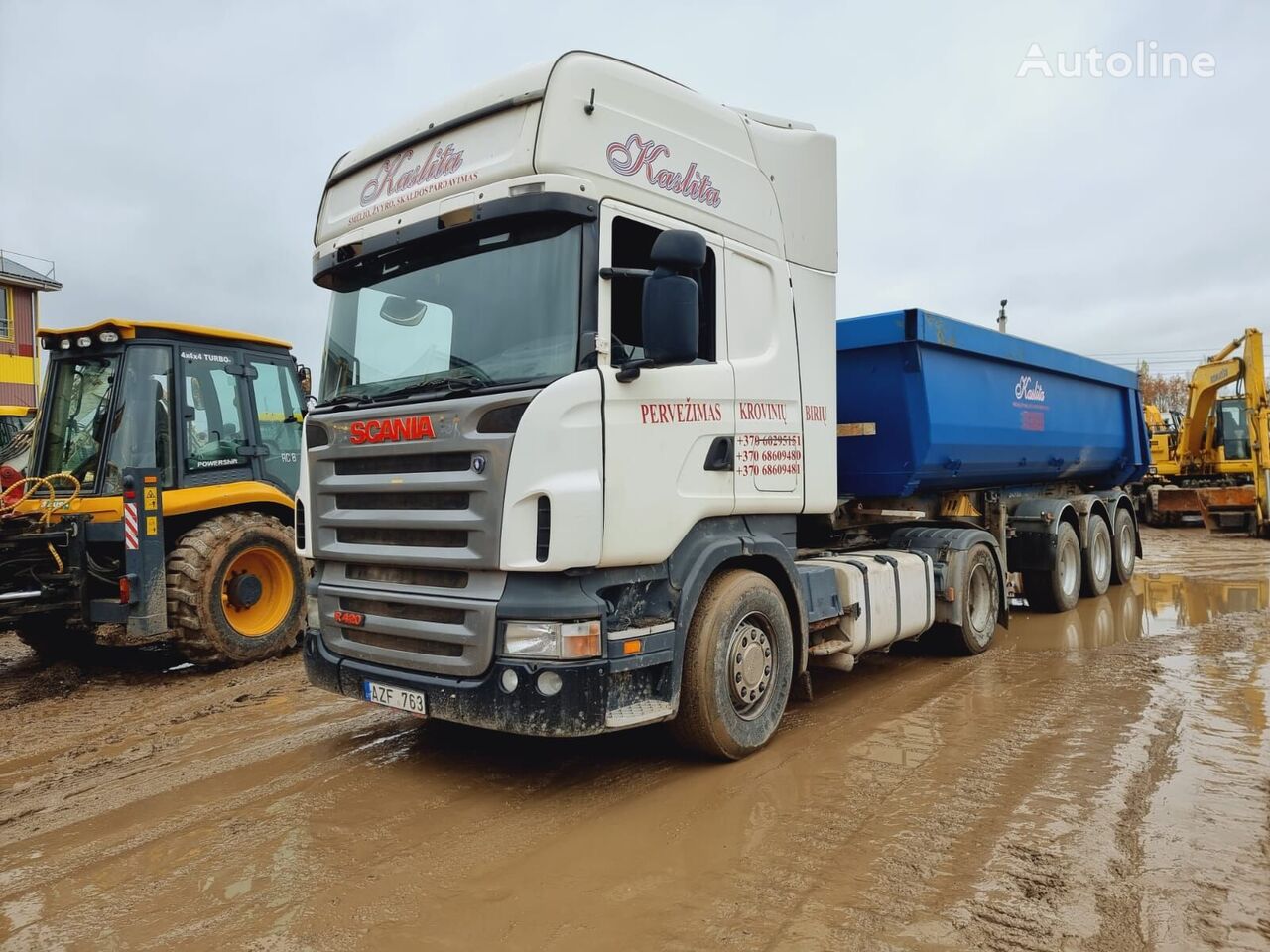 Scania R420 truck tractor