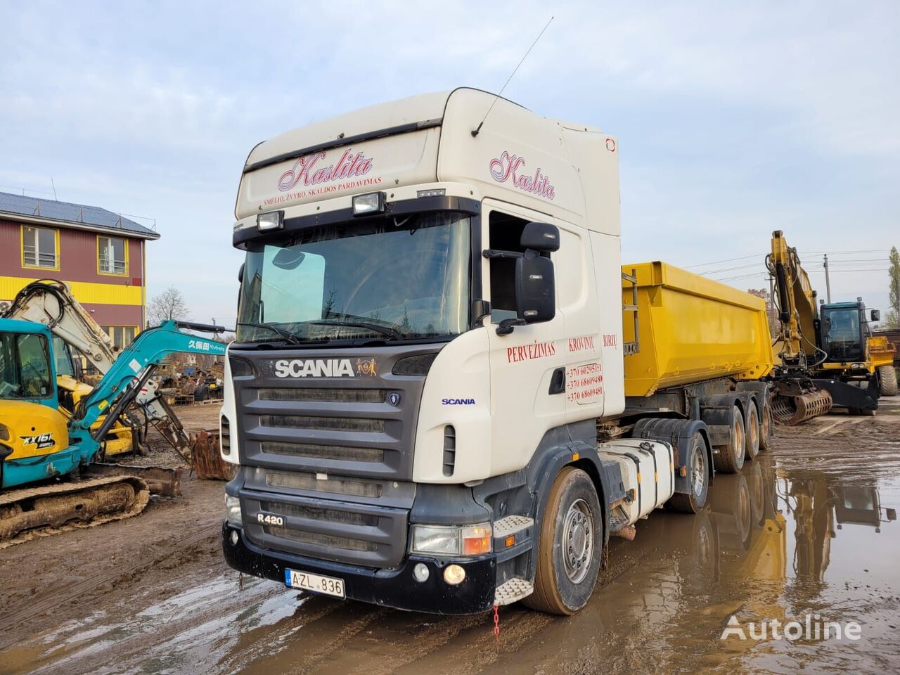 Scania R420 truck tractor