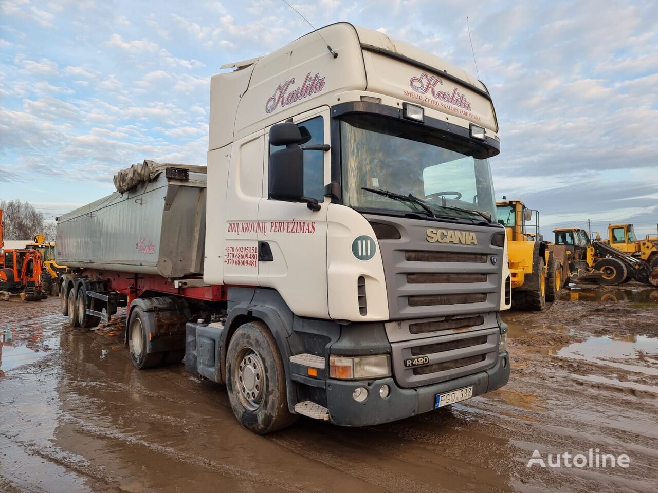 Scania R420 truck tractor