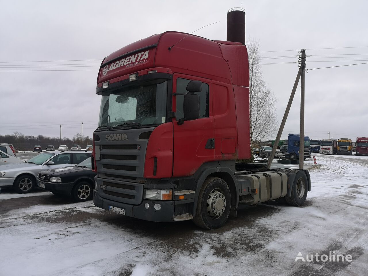 Scania R420 truck tractor