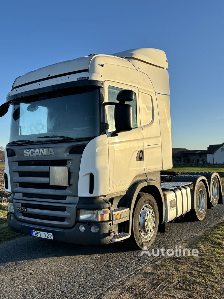 Scania R420 HPI 6X2 BOOGIE 2008 OPTICRUISE  RETARDER cabeza tractora