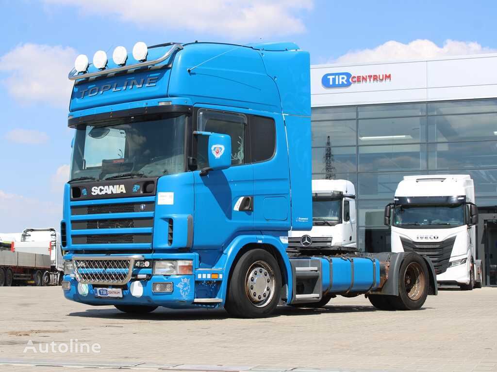 Scania R420, LOWDECK, RETARDER, OPTICRUISE truck tractor