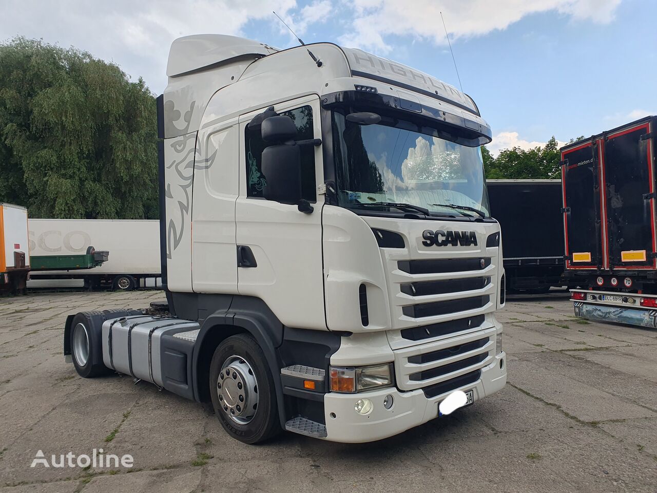 Scania R440 HIGHLINE MANUAL RETARDER TOP! truck tractor