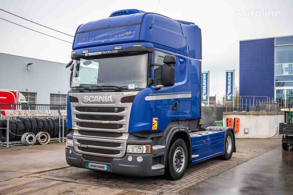 Scania R440 TOPLINE-E5+INTARDER vilcējs