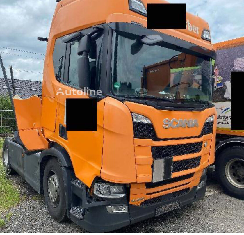 Тягач Scania R450 после аварии - Autoline