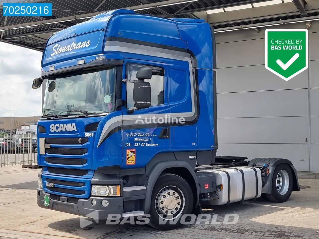 Scania R450 4X2 Retarder CR19T 2x Tanks ACC Navi Standklima Xenon tractora