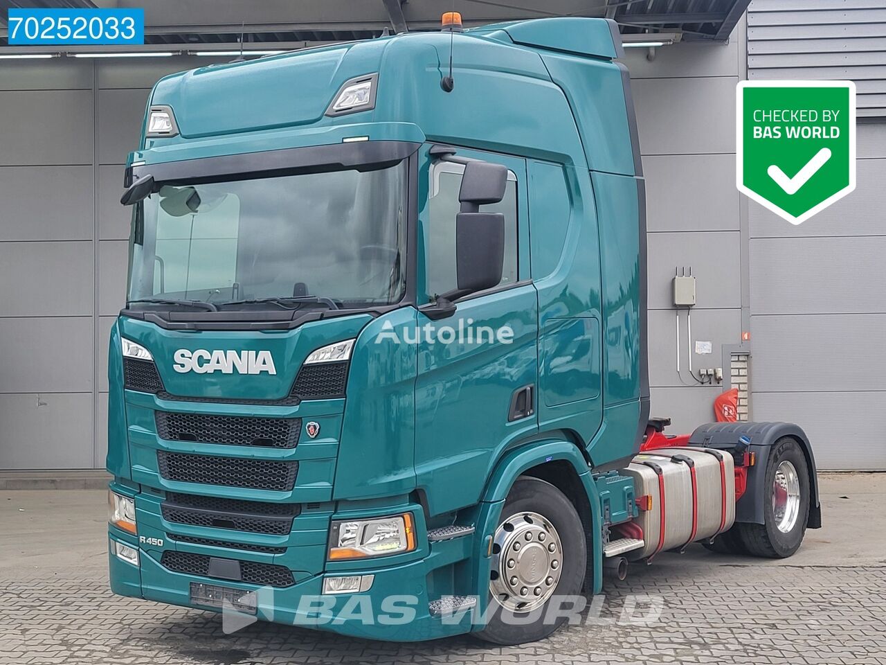 Scania R450 4X2 Retarder PTO Alcoa's Standklima ACC Navi tegljač