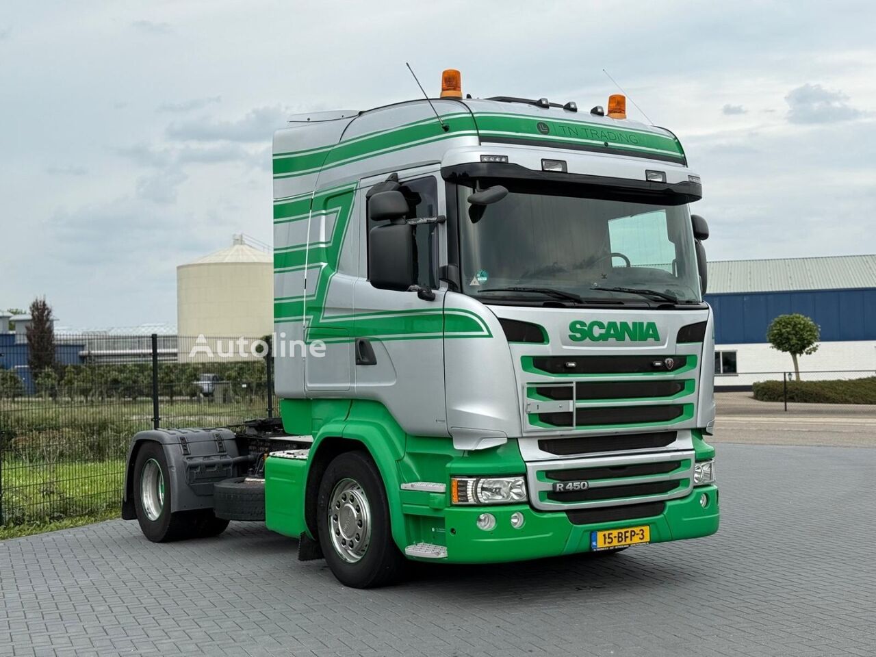 Ťahač Scania R450 ADR, FULL AIR, LEATHER, 1X TANK, 1X BED, TOP - Autoline