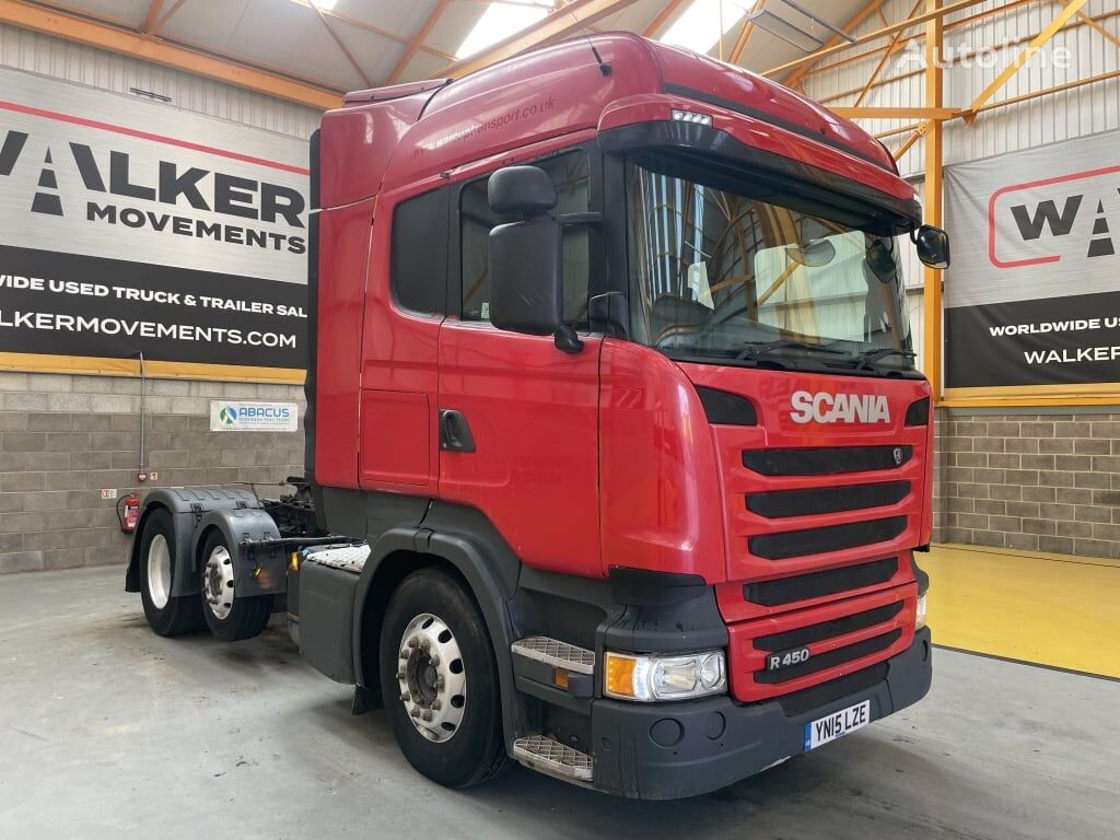 tracteur routier Scania R450 *EURO 6* HIGHLINE 6X2 TRACTOR UNIT – 2015 – YN15 LZE