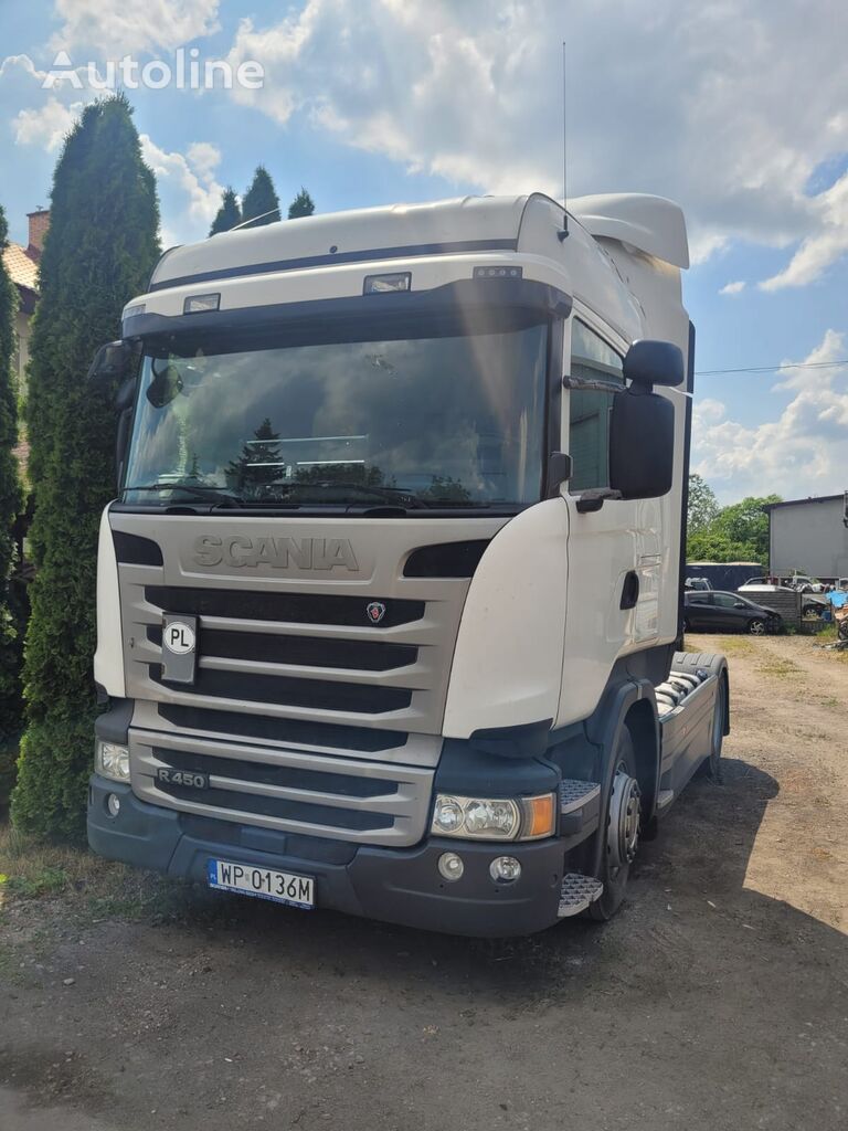 Scania R450 EURO 6 bez EGR CAŁA NA PODUSZKACH STANDARD dragbil