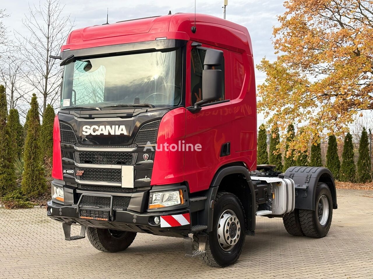 Scania R450 XT 4x4 EURO6 CIĄGNIK SIODŁOWY Z HYDRAULIKĄ WYWROTU truck tractor - Autoline