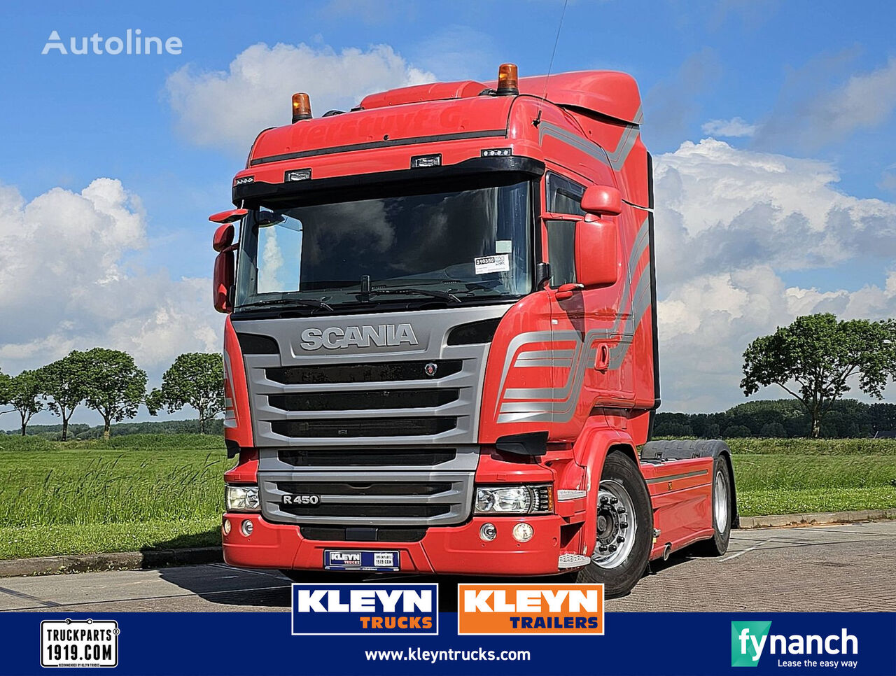 tracteur routier Scania R450 hl man. ret. leather