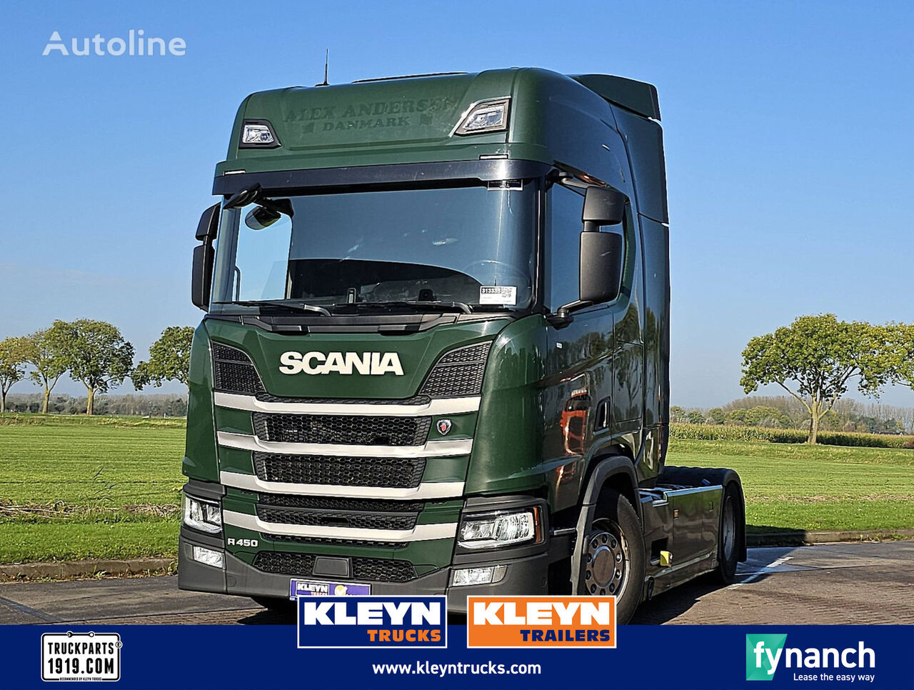 Scania R450 retarder 2x tank truck tractor