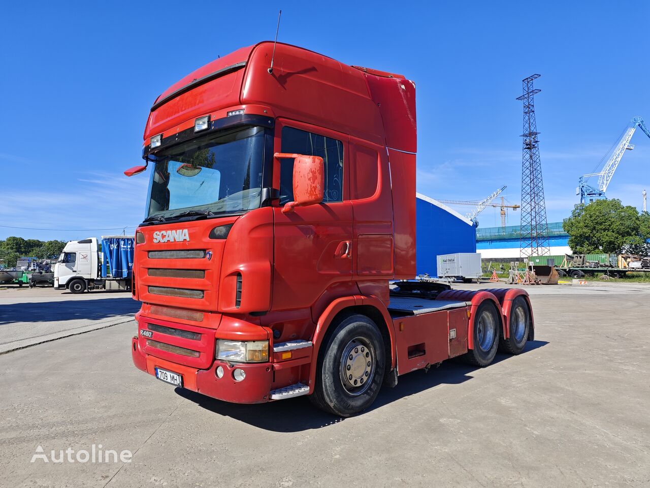 السيارات القاطرة Scania R480 TOPLINE MANUAL 6x4 EURO4