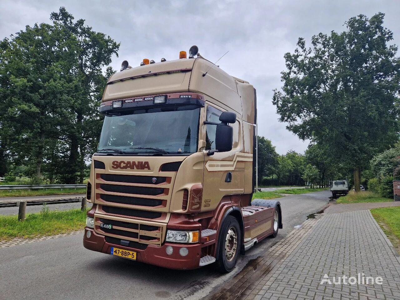 camião tractor Scania R480 Topline Retarder