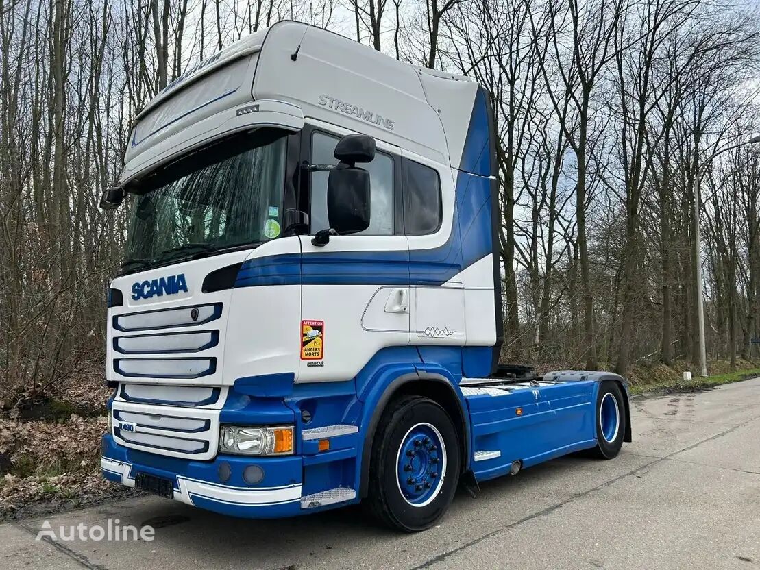 camião tractor Scania R490 Topline