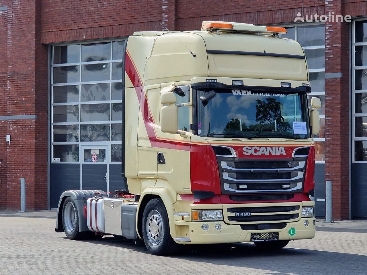 sadulveok Scania R490 Topline 4x2 - Retarder - Night clima - Full air - 2x tank -