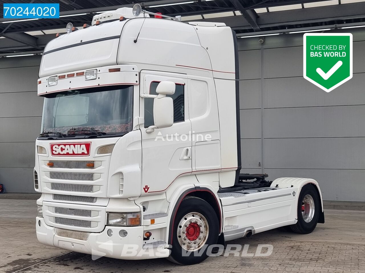 тягач Scania R500 4X2 V8 Topline Retarder 2x Tanks Standklima