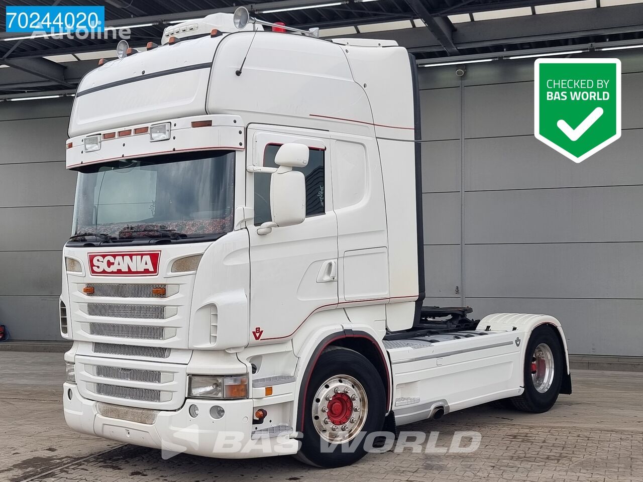 tracteur routier Scania R500 4X2 V8 Topline Retarder 2x Tanks Standklima