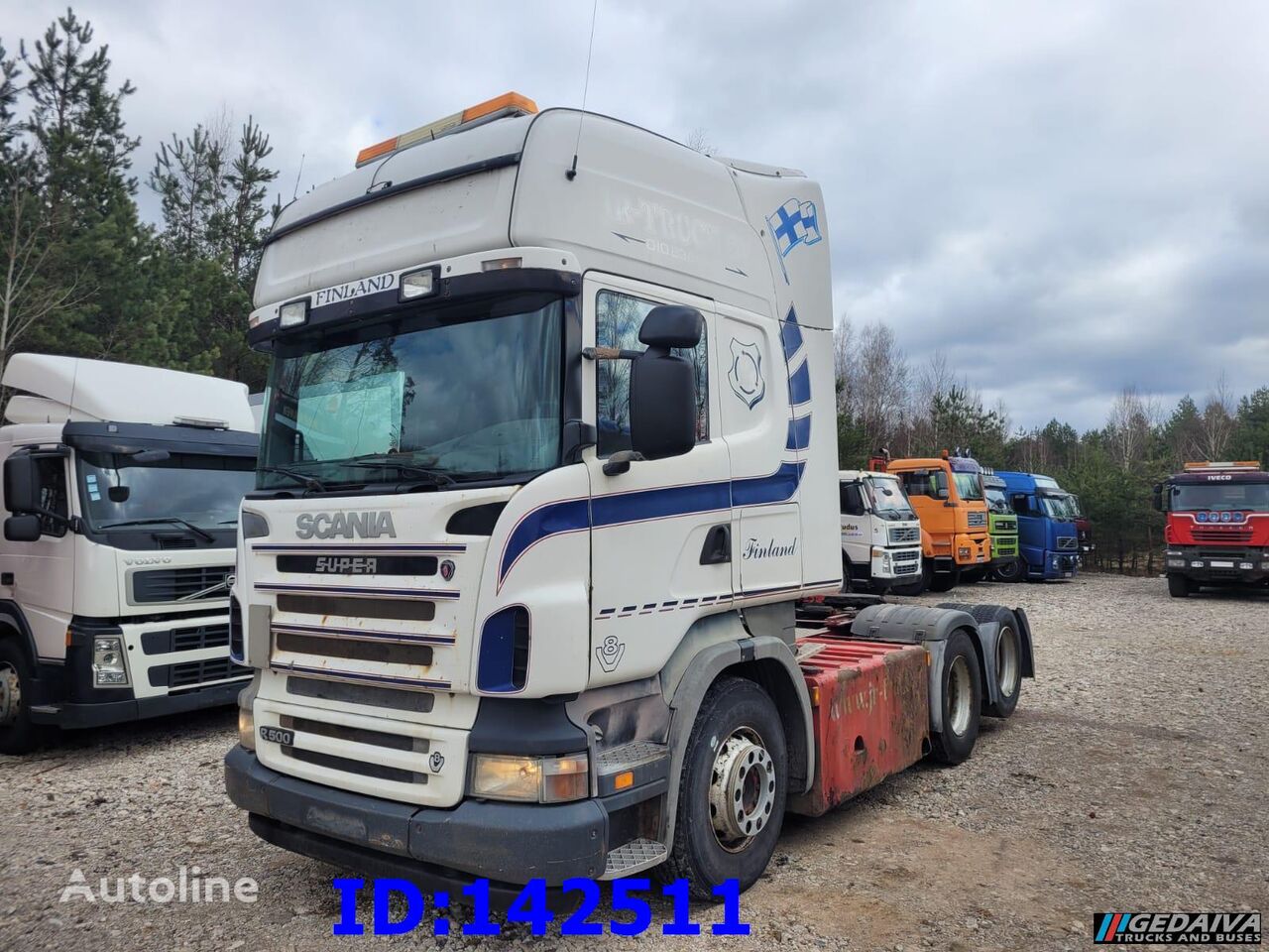 tracteur routier Scania R500 6X2 Manual