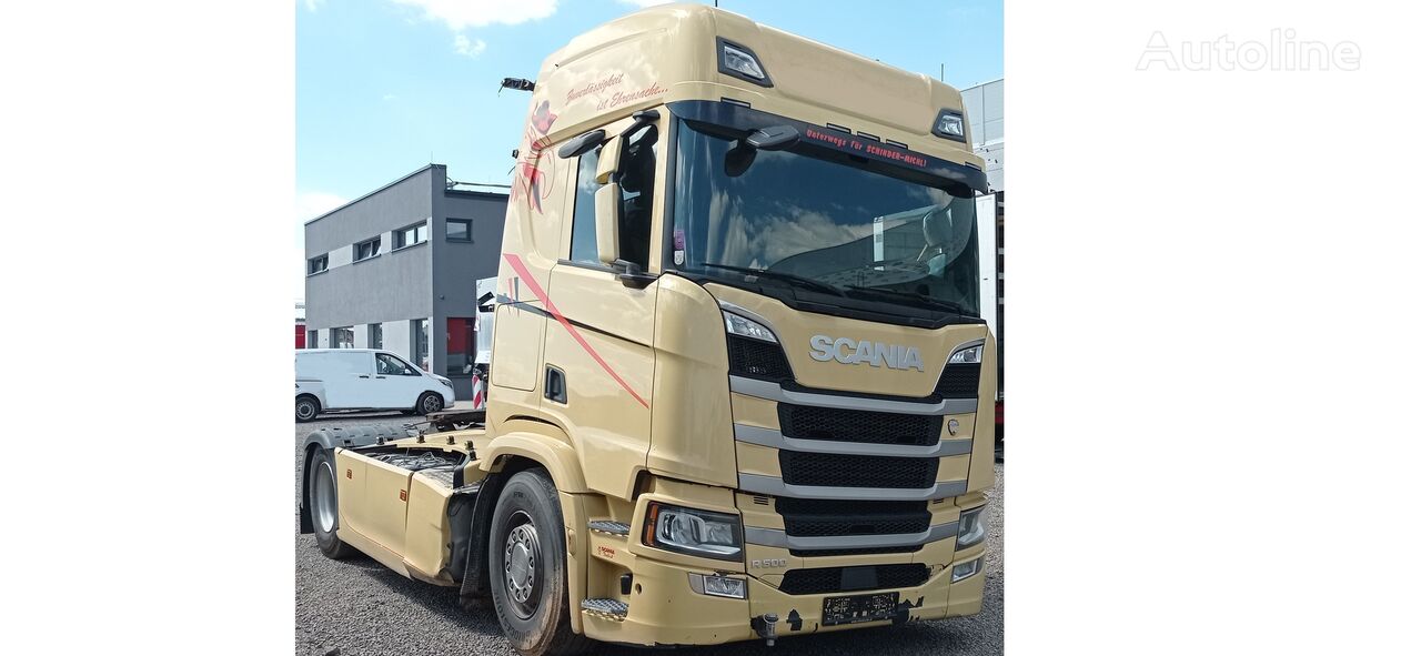 тягач Scania R500 Retarder Rahmen schaden verdreht