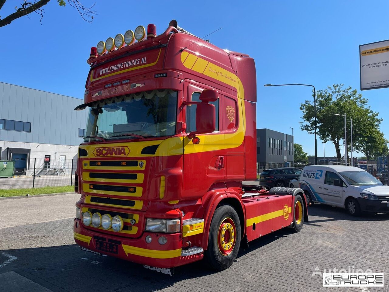 تریلی Scania R500 Showtruck -  Manual - Retarder - Belgian Truck