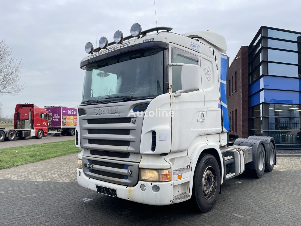 تریلی Scania R500 V8