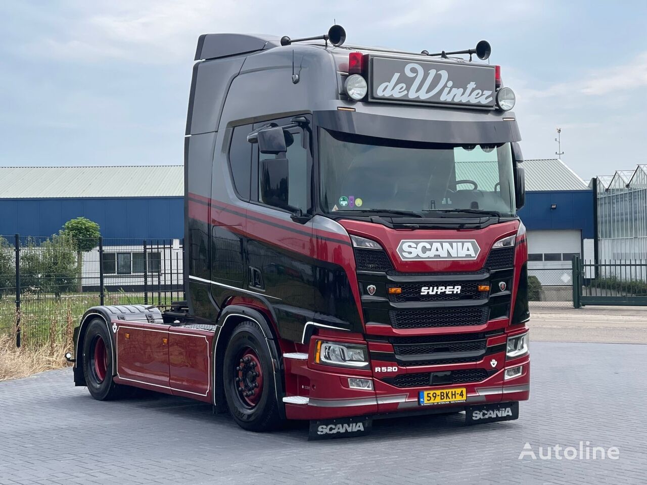 vlačilec Scania R520 FULL AIR, 9T FRONTAXLE, HYDRAULICS, LEATHER