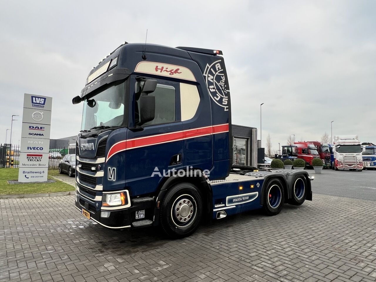 تریلی Scania R520 V8 NGT 6x2 Hydraulic  / Full Air